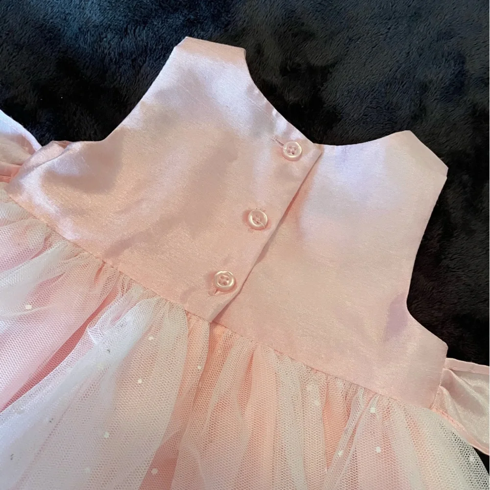 Marmellata blush pink toddler dress w/bloomers-Absolutely precious-EUC-Sz 9 mo - Picture 8 of 16